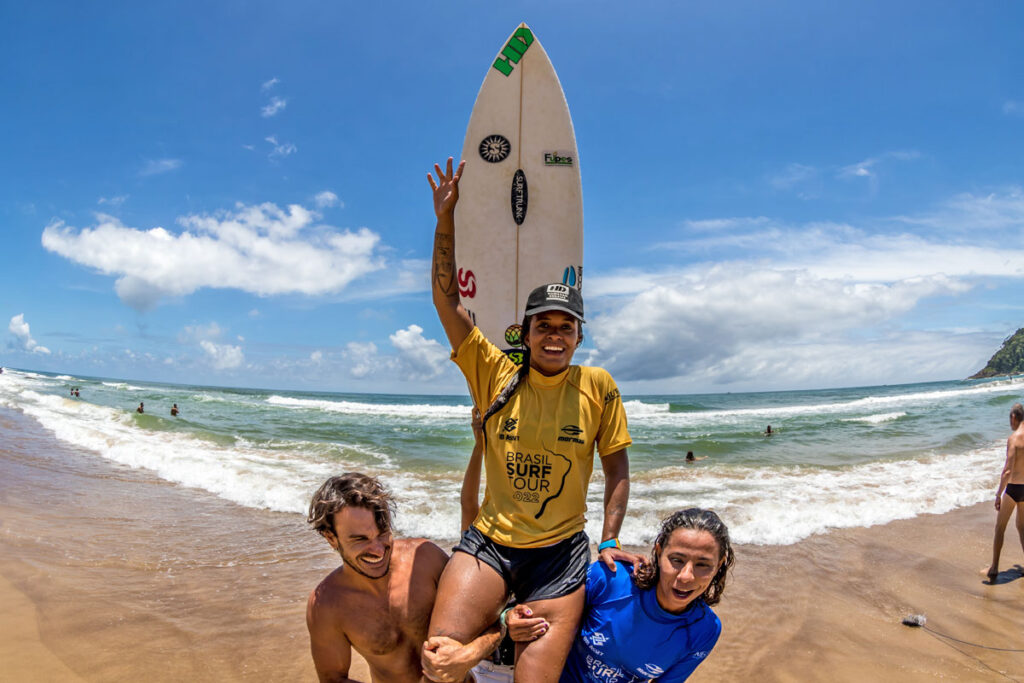 Júlia Santos, Brasil Surf Tour 2022, Praia da Tiririca, Itacaré, Bahia. Foto: Fabriciano Júnior / BST