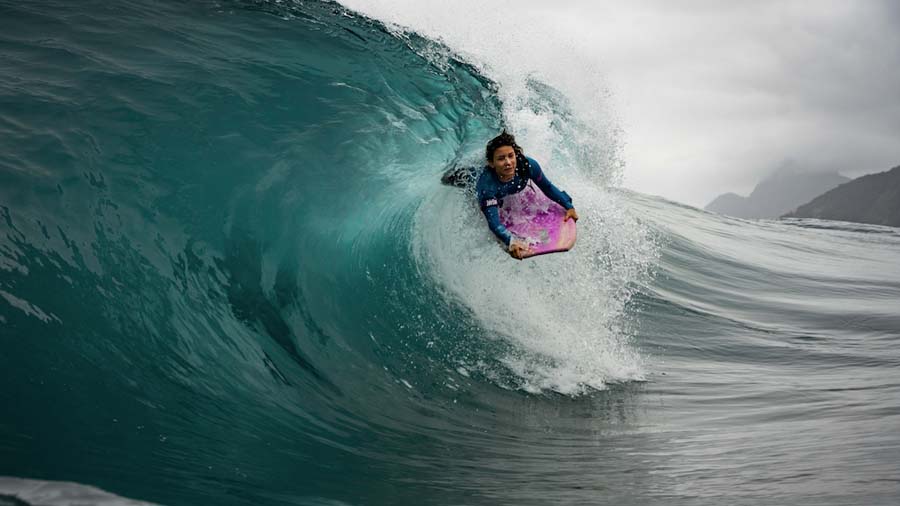 Paola Simão, Laje de Ipanema, Rio de Janeiro (RJ), Big Waves, Ondas Grandes, Swell, Prêmio Brasileiro Ocyan 2023. Foto: Affonso Dale